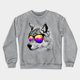 Cool Wolf Crewneck Sweatshirt